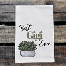 Load image into Gallery viewer, Mother&#39;s Day &#39;Best Gigi Ever&#39; Tea Towel
