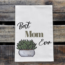 Load image into Gallery viewer, Mother&#39;s Day &#39;Best Mom Ever&#39; Tea Towel
