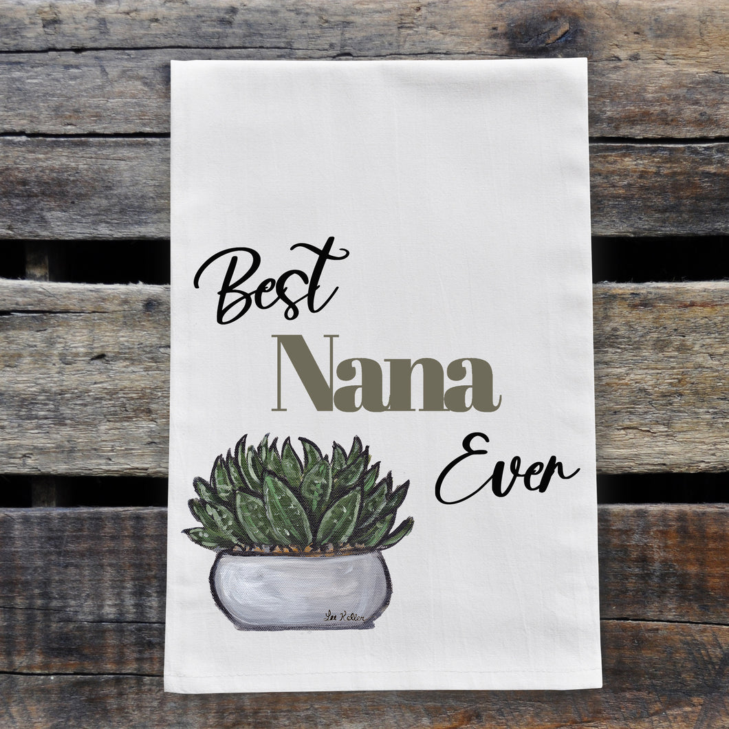 Mother's Day 'Best Nana Ever' Tea Towel