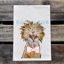 Load image into Gallery viewer, Easter Towel, Chicken Towel &#39;Lola&#39;, Spring Kitchen Decor
