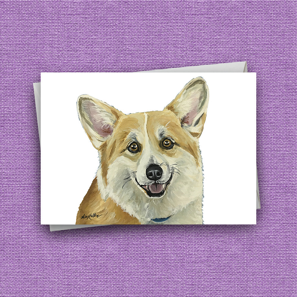 Greeting Card 'Corgi', Dog Greeting Card
