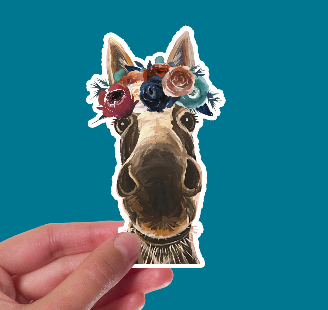 Dark Boho Donkey Sticker 'Snickers', 4