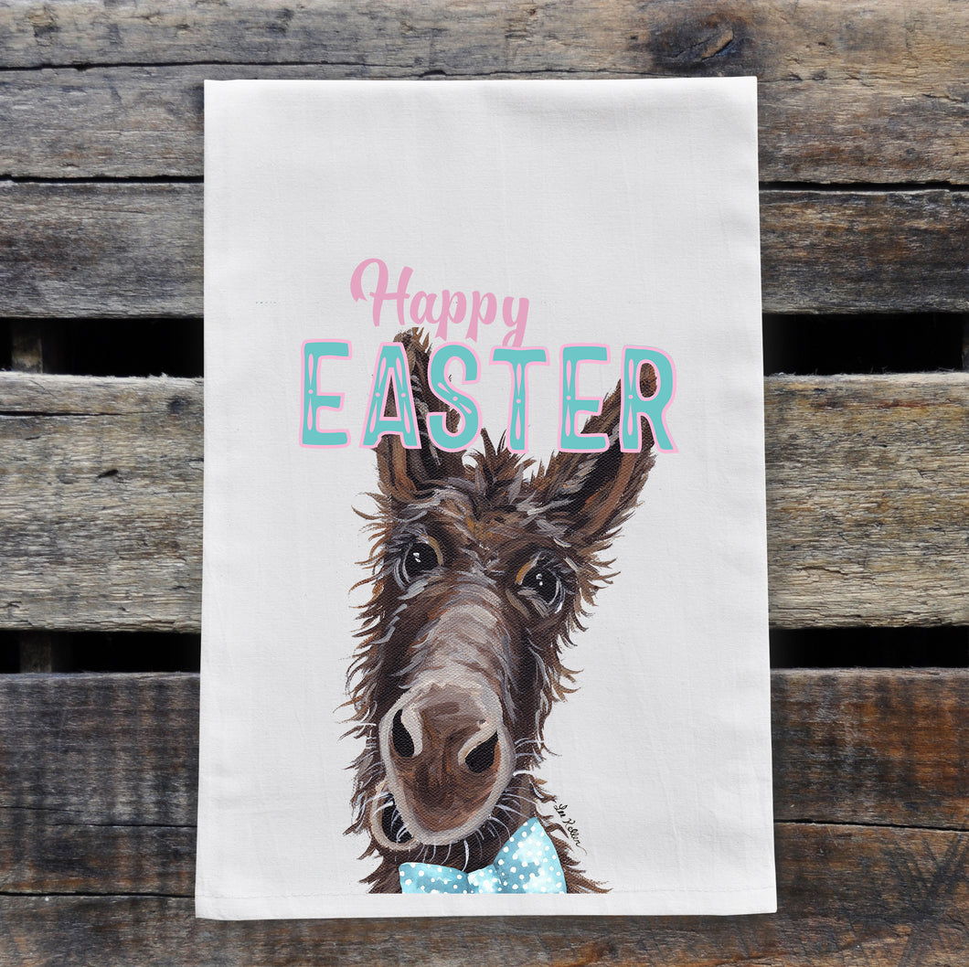 Easter Towel, Donkey Towel 'Ralph', Spring Kitchen Decor