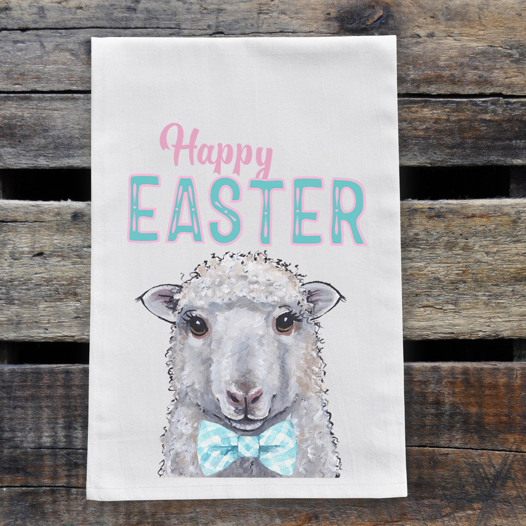 Easter Towel, Sheep Towel, Spring Kitchen Decor