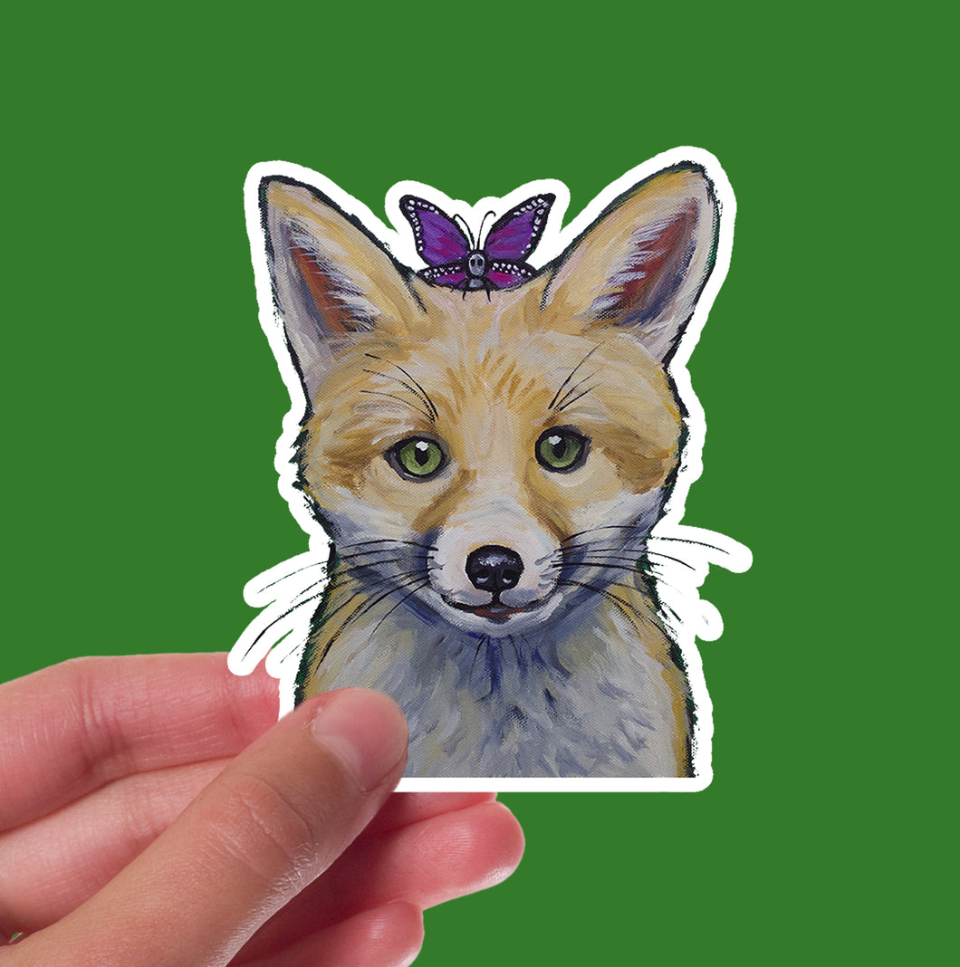 Wildlife Fox Sticker, 4