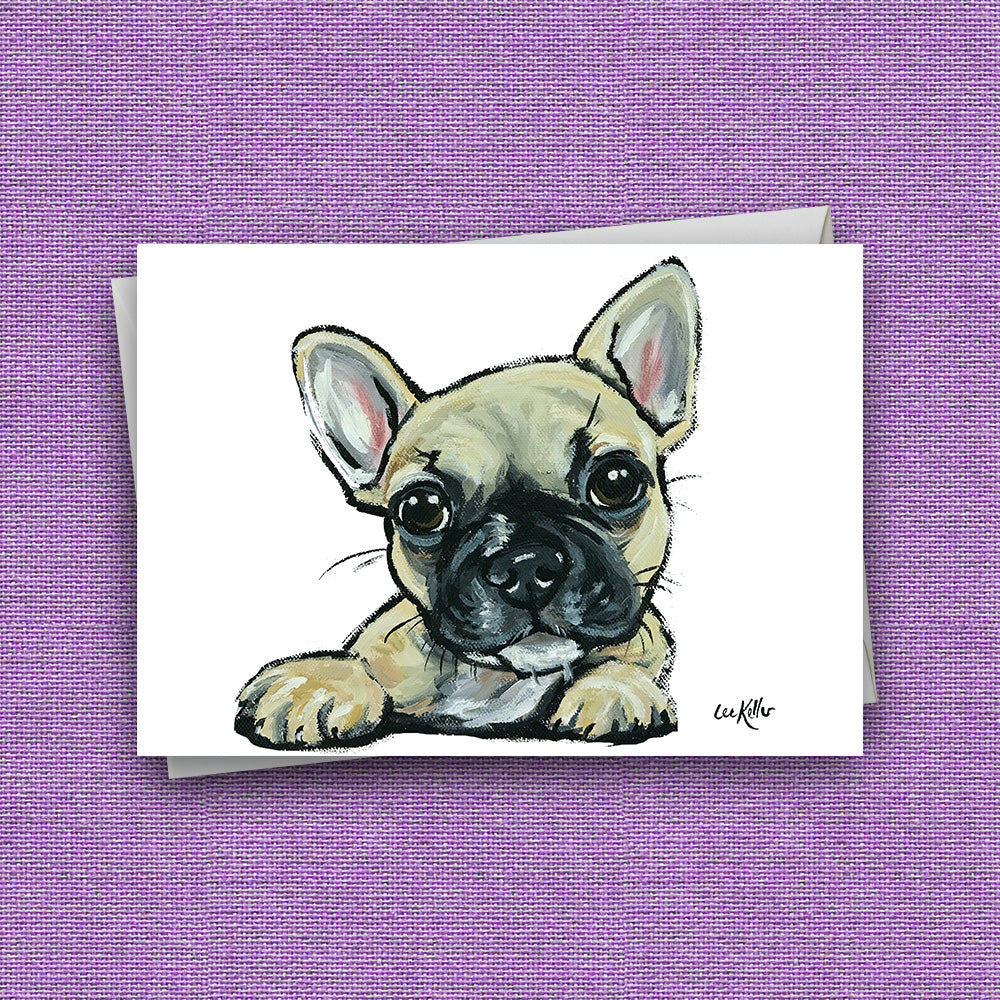 Greeting Card 'French Bulldog', Dog Greeting Card