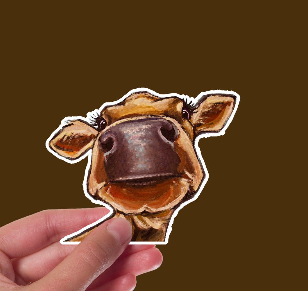 Cow Sticker 'Darla', 4