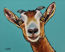 Load image into Gallery viewer, Goat Art, &#39;Dub&#39; Goat Print

