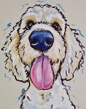 Load image into Gallery viewer, Dog Art, Doodle Art Print
