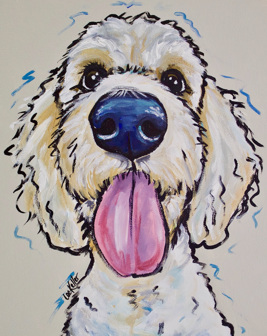 Dog Art, Doodle Art Print