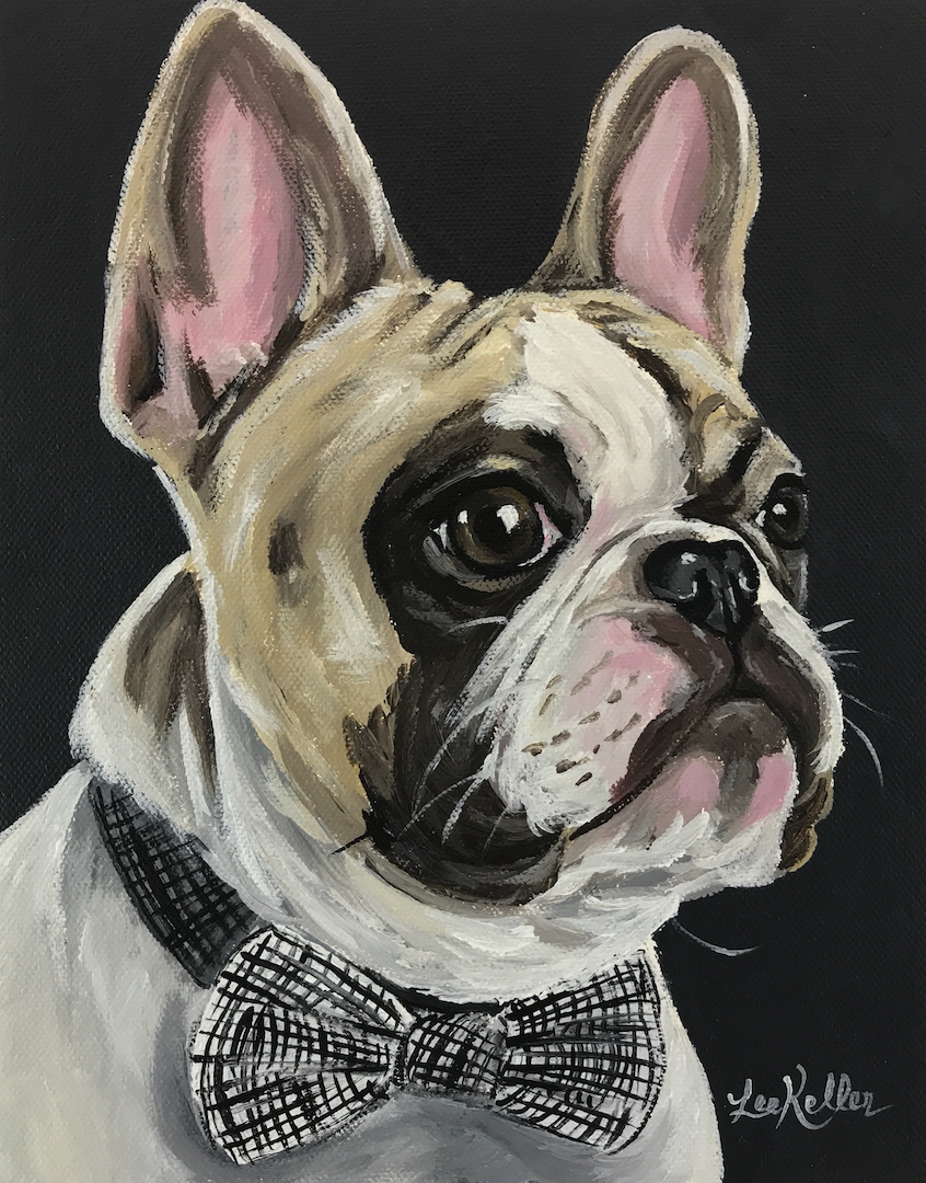 Dog Art, French Bulldog Frenchie Art Print