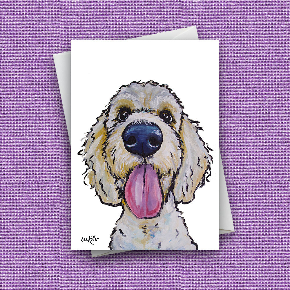 Greeting Card 'Golden Doodle', Dog Greeting Card