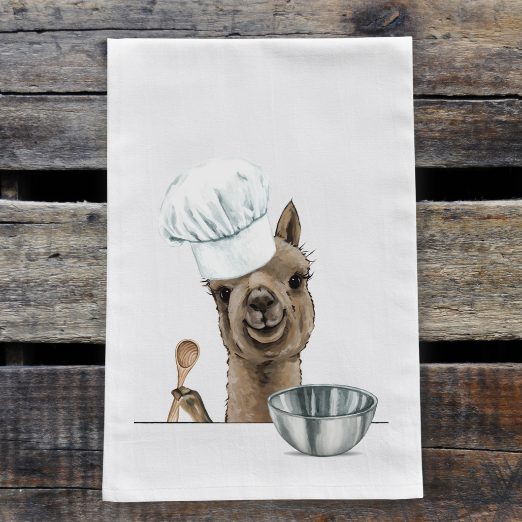 Alpaca Baking Towel 'Shenanigan', Alpaca Kitchen Decor