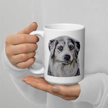 Load image into Gallery viewer, Australian Shepherd Mug, Dog Coffee Mug, 15oz Aussie Dog Mug
