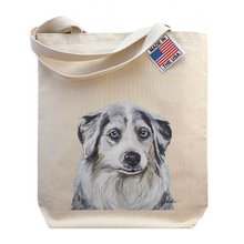 Load image into Gallery viewer, Aussie Tote Bag, Australian Shepherd, Dog Tote Bag
