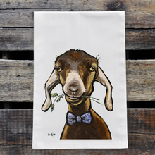 Load image into Gallery viewer, Goat Towel &#39;Billy&#39;, Farmhouse Kitchen Decor
