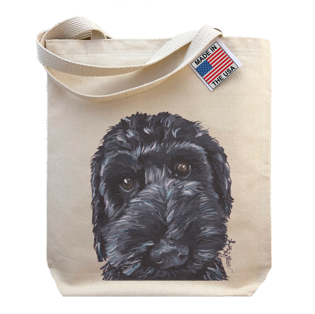 Labradoodle Tote Bag, Dog Tote Bag