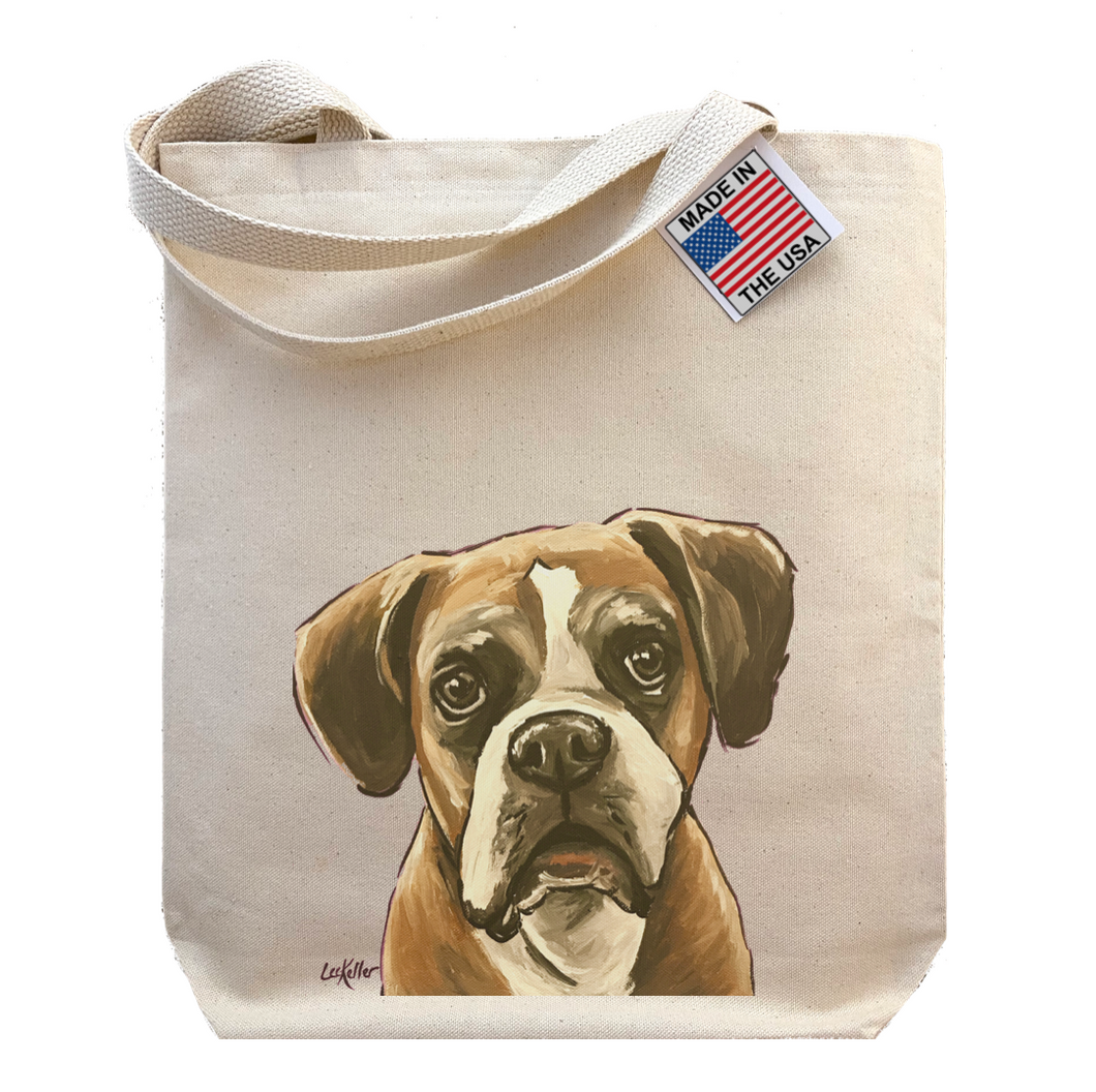 Boxer Tote Bag, Dog Tote Bag