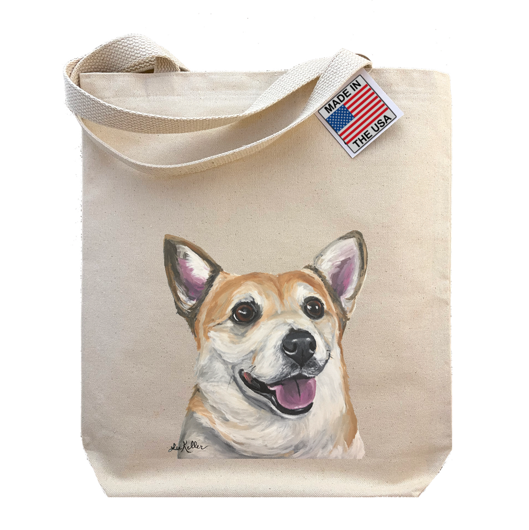 Corgi Tote Bag, Dog Tote Bag