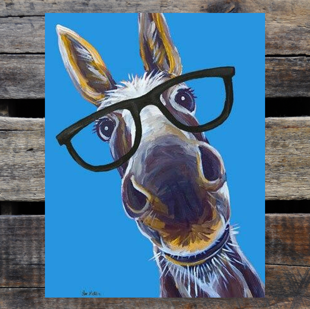 Metal Sign, Donkey Tin Sign, 'Snickers', Donkey Gifts – Hippie