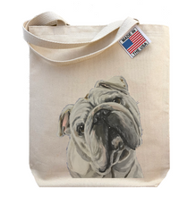 Load image into Gallery viewer, English Bulldog Tote Bag, Dog Tote Bag
