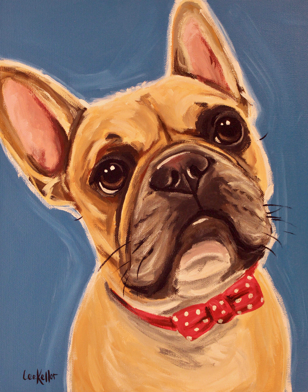 Dog Art Print, 'Henry' French Bulldog Fine Art Print
