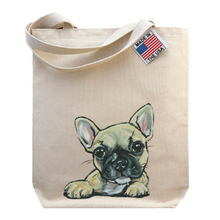 Load image into Gallery viewer, Frenchie Tote Bag, Dog Tote Bag
