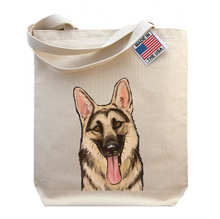 Load image into Gallery viewer, German Shepherd Tote Bag, Dog Tote Bag
