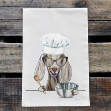 Load image into Gallery viewer, Goat Baking Towel &#39;Margot&#39;, Goat Kitchen Decor
