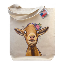 Load image into Gallery viewer, Goat Tote Bag, &#39;Poundcake&#39;,  Goat Lover Gift
