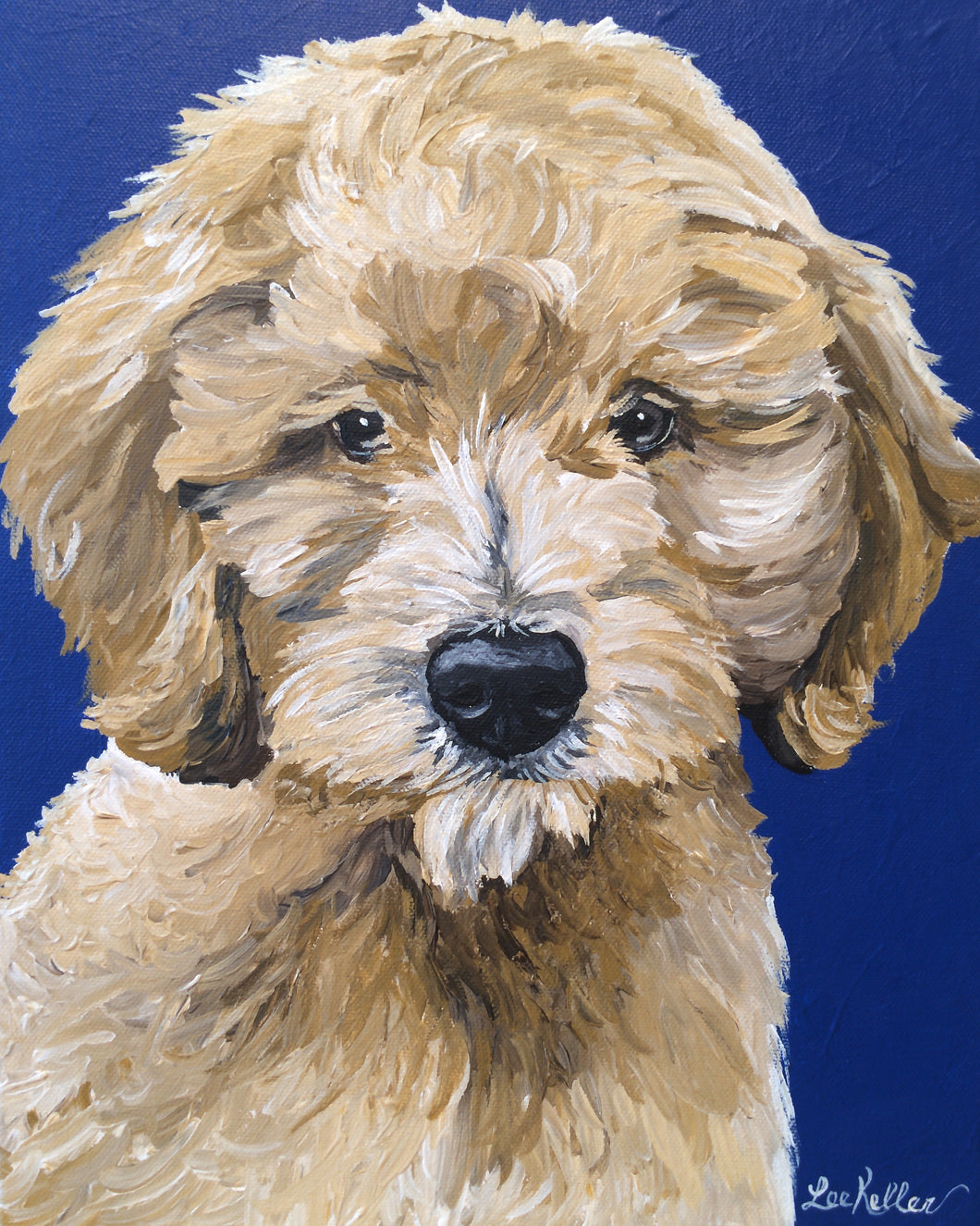 Dog Art Print, Goldendoodle Fine Art Print
