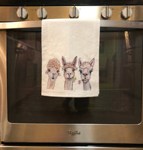 Load image into Gallery viewer, Alpaca Towel &#39;Trio&#39;,  Farmhouse Kitchen Decor
