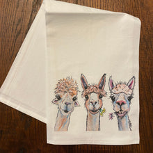 Load image into Gallery viewer, Alpaca Towel &#39;Trio&#39;,  Farmhouse Kitchen Decor
