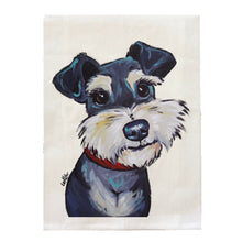 Load image into Gallery viewer, Schnauzer Towel, Dog Towel, Farmhouse Kitchen Decor
