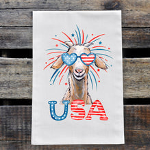 Load image into Gallery viewer, Goat Towel &#39;Shyla&#39;, Fourth of July Decor
