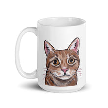 Load image into Gallery viewer, Orange Tabby Mug, Cat Coffee Mug, 15oz Orange Tabby Cat Mug
