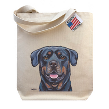 Load image into Gallery viewer, Rottweiler Tote Bag, Dog Tote Bag
