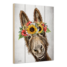 Load image into Gallery viewer, Pallet Wood Donkey Sign, Farmhouse Decor, Wood Donkey Art
