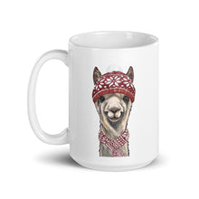 Load image into Gallery viewer, Alpaca Mug &#39;EllieMae&#39;, Christmas Coffee Mug, 15oz Alpaca Mug
