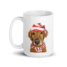 Load image into Gallery viewer, Dog Mug &#39;Golden Retriever&#39;, Christmas Coffee Mug, 15oz Dog Mug
