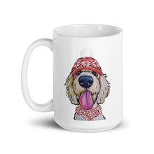 Load image into Gallery viewer, Dog Mug &#39;GoldenDoodle&#39;, Christmas Coffee Mug, 15oz Dog Mug
