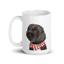 Load image into Gallery viewer, Dog Mug &#39;Yorkie Poo&#39;, Christmas Coffee Mug, 15oz Dog Mug

