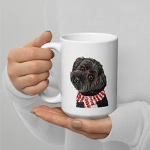 Load image into Gallery viewer, Dog Mug &#39;Yorkie Poo&#39;, Christmas Coffee Mug, 15oz Dog Mug
