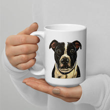 Load image into Gallery viewer, Pitt Bull Mug, Dog Coffee Mug, 15oz Pitt Bull Dog Mug
