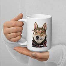 Load image into Gallery viewer, Dog Mug &#39;Malamute&#39;, Christmas Coffee Mug, 15oz Dog Mug
