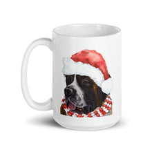 Load image into Gallery viewer, Dog Mug &#39;Saint Bernard&#39;, Christmas Coffee Mug, 15oz Dog Mug
