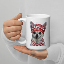 Load image into Gallery viewer, Dog Mug &#39;Chihuahua&#39;, Christmas Coffee Mug, 15oz Dog Mug
