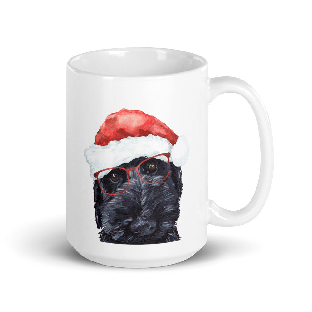 Dog Mug 'Labradoodle', Christmas Coffee Mug, 15oz Dog Mug