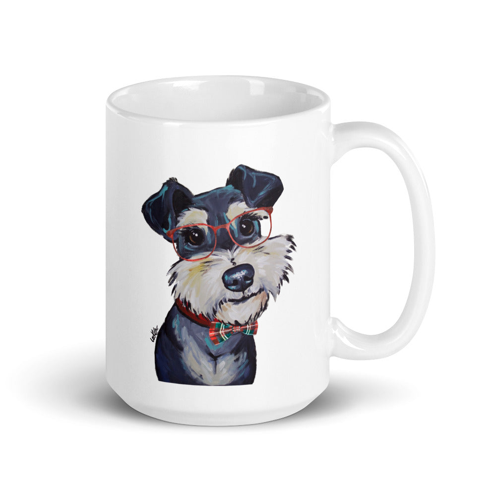 Dog Mug 'Schnauzer', Christmas Coffee Mug, 15oz Dog Mug
