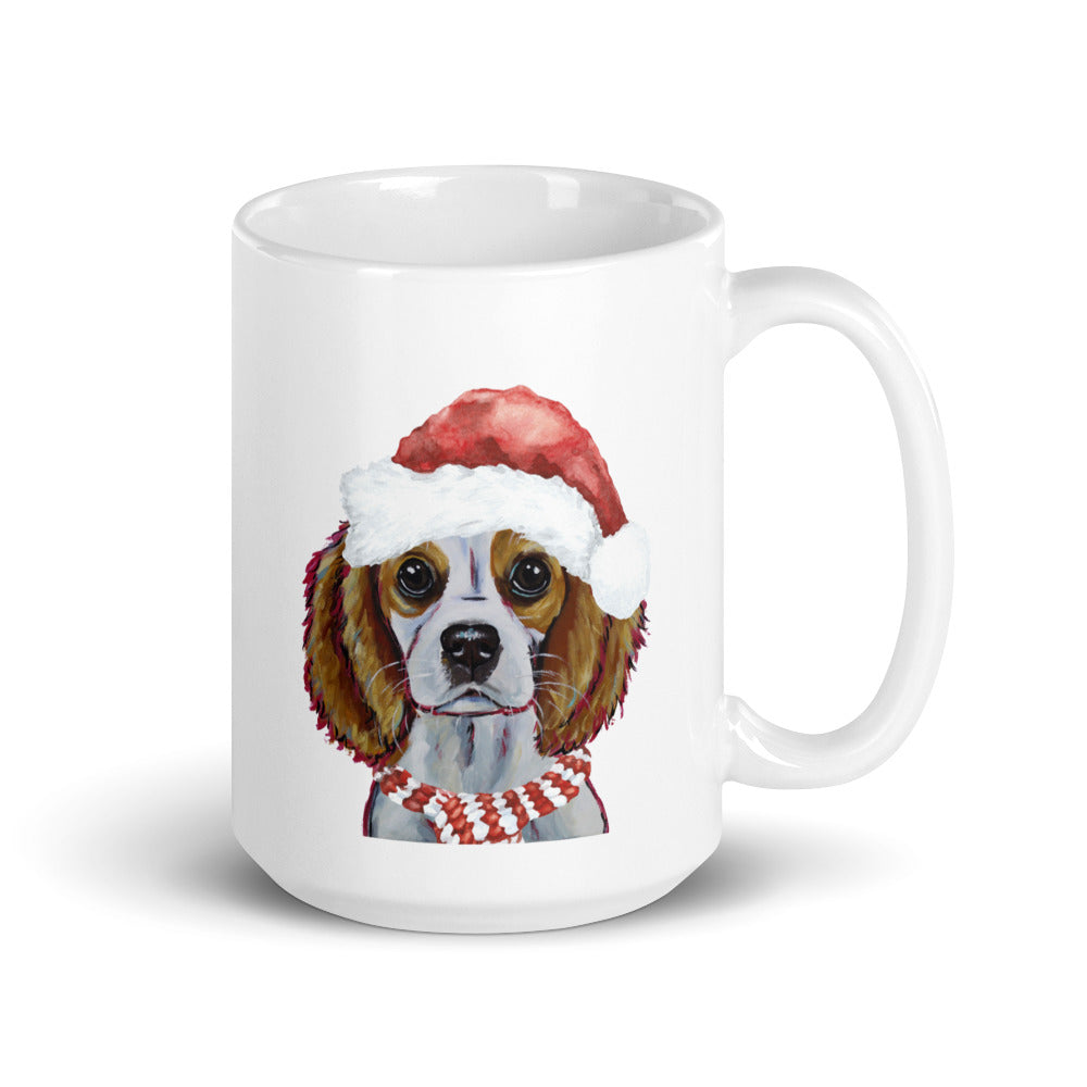Dog Mug 'King Charles Spaniel', Christmas Coffee Mug, 15oz Dog Mug